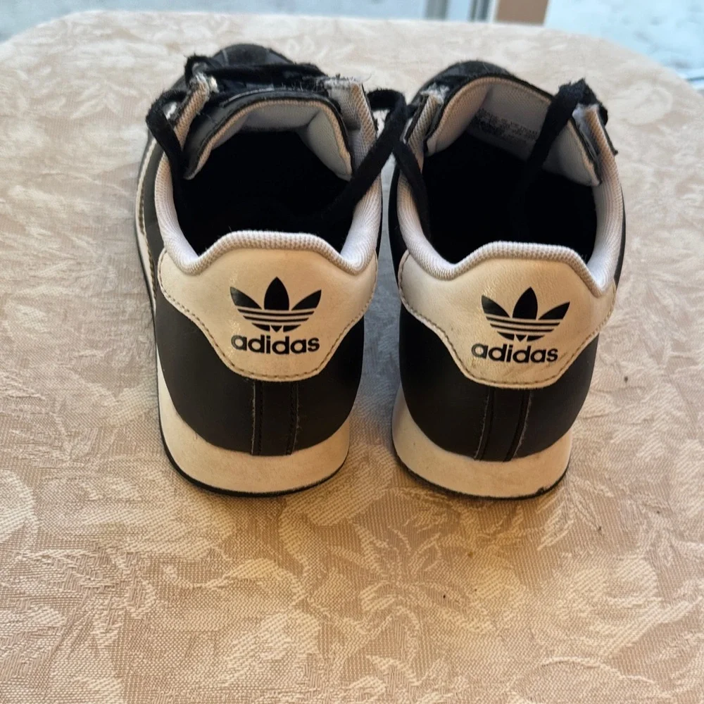 Adidas Kids Black and White Sneakers - Picture 3 of 4